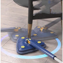 Esfregão Triangular Mop Ajustável Giratória 360° - Limpeza sem esforço: o Mop que faz o trabalho por você!