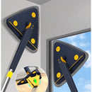 Esfregão Triangular Mop Ajustável Giratória 360° - Limpeza sem esforço: o Mop que faz o trabalho por você!