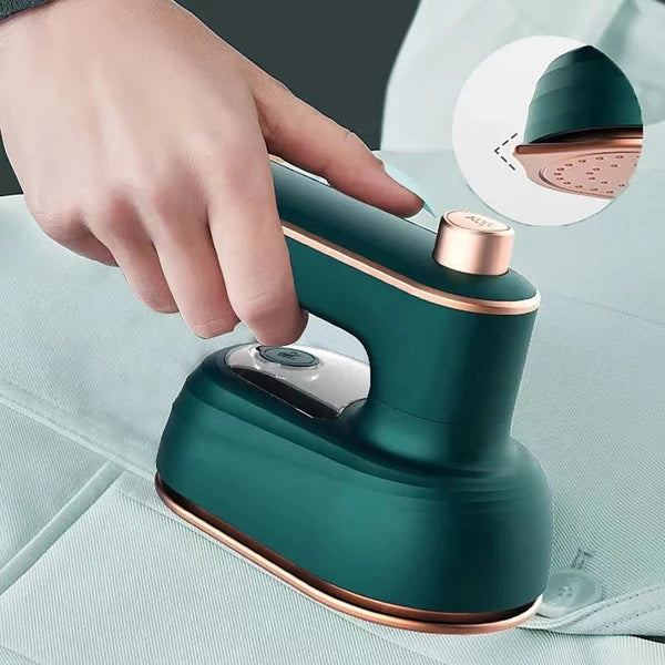 Mini Ferro de Passar a Vapor Portátil - Com vapor potente e aquecimento ultrarrápido