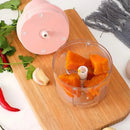 Mini Processador Triturador De Alimentos - Com o Mini Triturador Elétrico o que você desejar estará pronto com apenas um clique