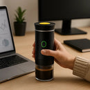 Cafeteira Elétrica Portátil Sem Fio - Compatível com todos os tipos de cápsulas e também com pó de café