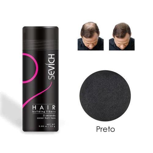 Pó Em Fibra De Queratina - Anti-Calvície - HairFiber Sevích™