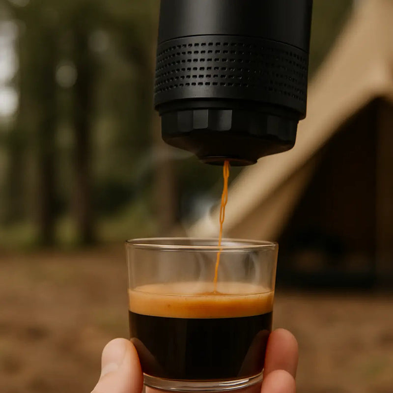 Cafeteira Elétrica Portátil Sem Fio - Compatível com todos os tipos de cápsulas e também com pó de café