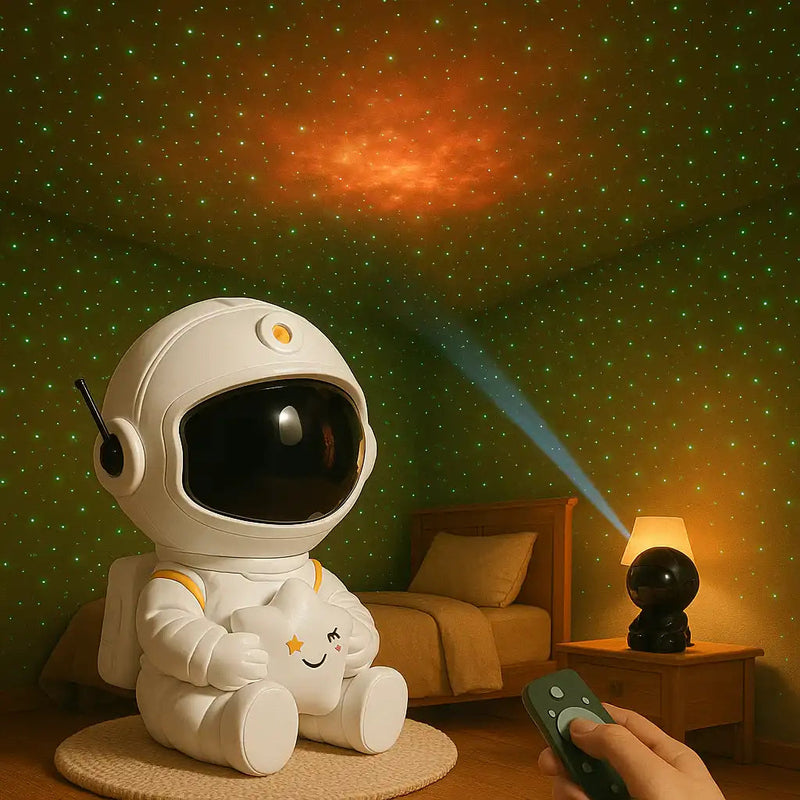 Projetor de Luz de Galáxia Sonhos Estelares - Transforme suas noites em um momento de paz