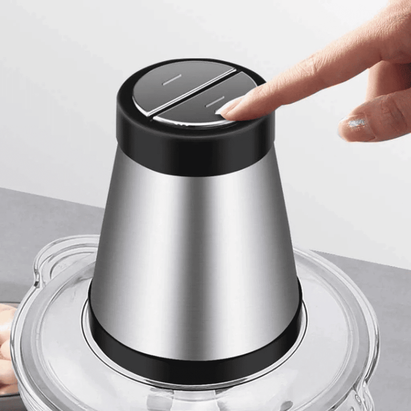 Picador Elétrico Potente  Inox -  Picador De Alimentos 2L 3L Moedor Elétrico 110v/220v