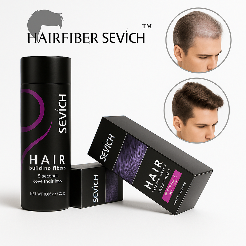 Pó Em Fibra De Queratina - Anti-Calvície - HairFiber Sevích™