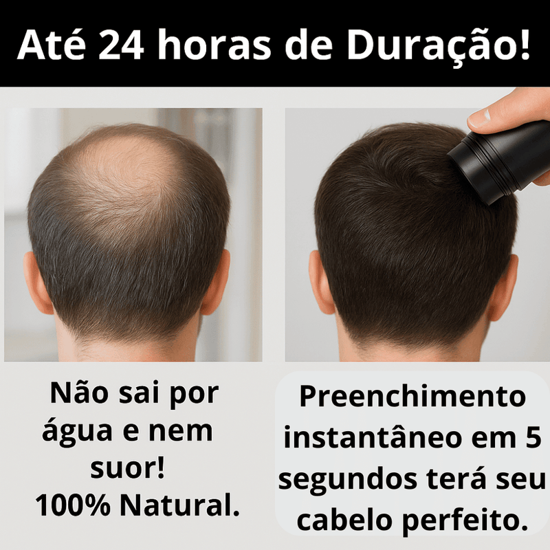Pó Em Fibra De Queratina - Anti-Calvície - HairFiber Sevích™